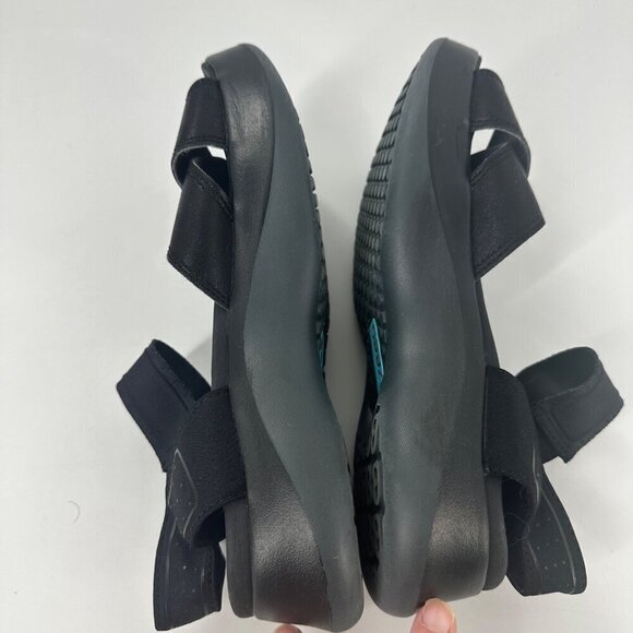 B Zees Poppy Sandals Black Comfort Size 7M - Picture 6 of 9